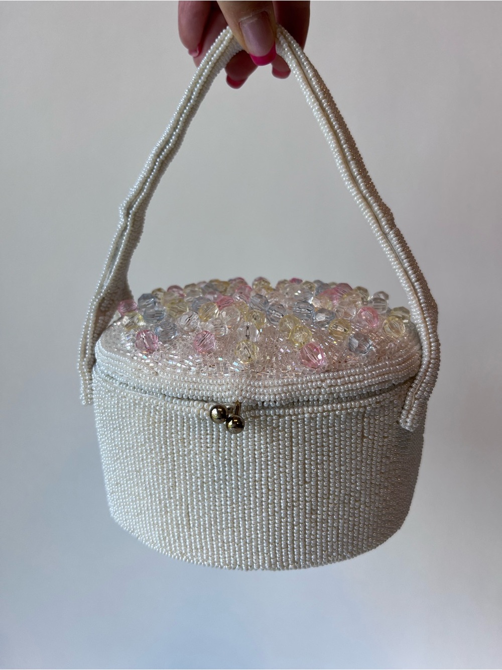 Vintage Walborg Beaded Box Mini Bag 1960’s